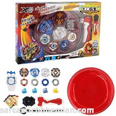 3T6B Bey Battling Top Burst Launcher Grip Set with Base Arena Fusion 4D Gyro Box Fight Master B07HQML45W